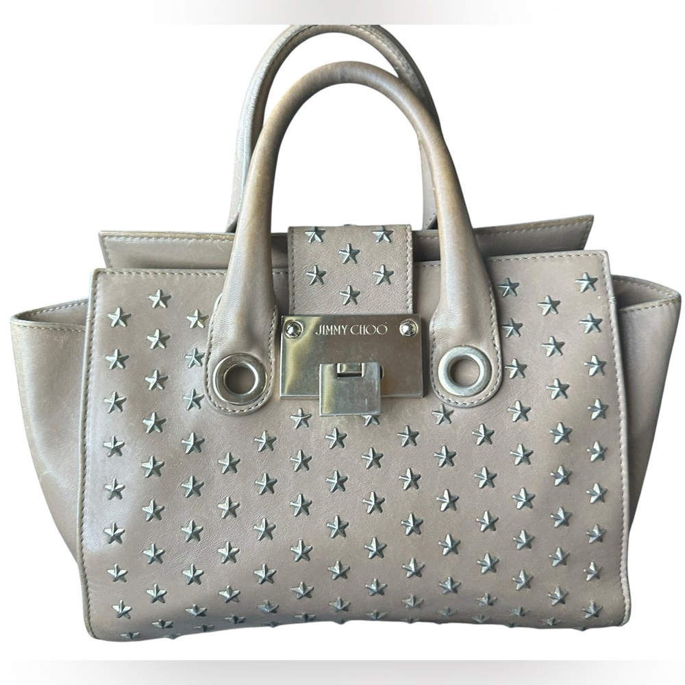 Jimmy Choo Satchel with Silver Star Studs